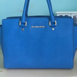 Michael Kors Lg Selma blue